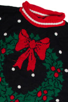 Vintage Black Ugly Christmas Sweater 59673