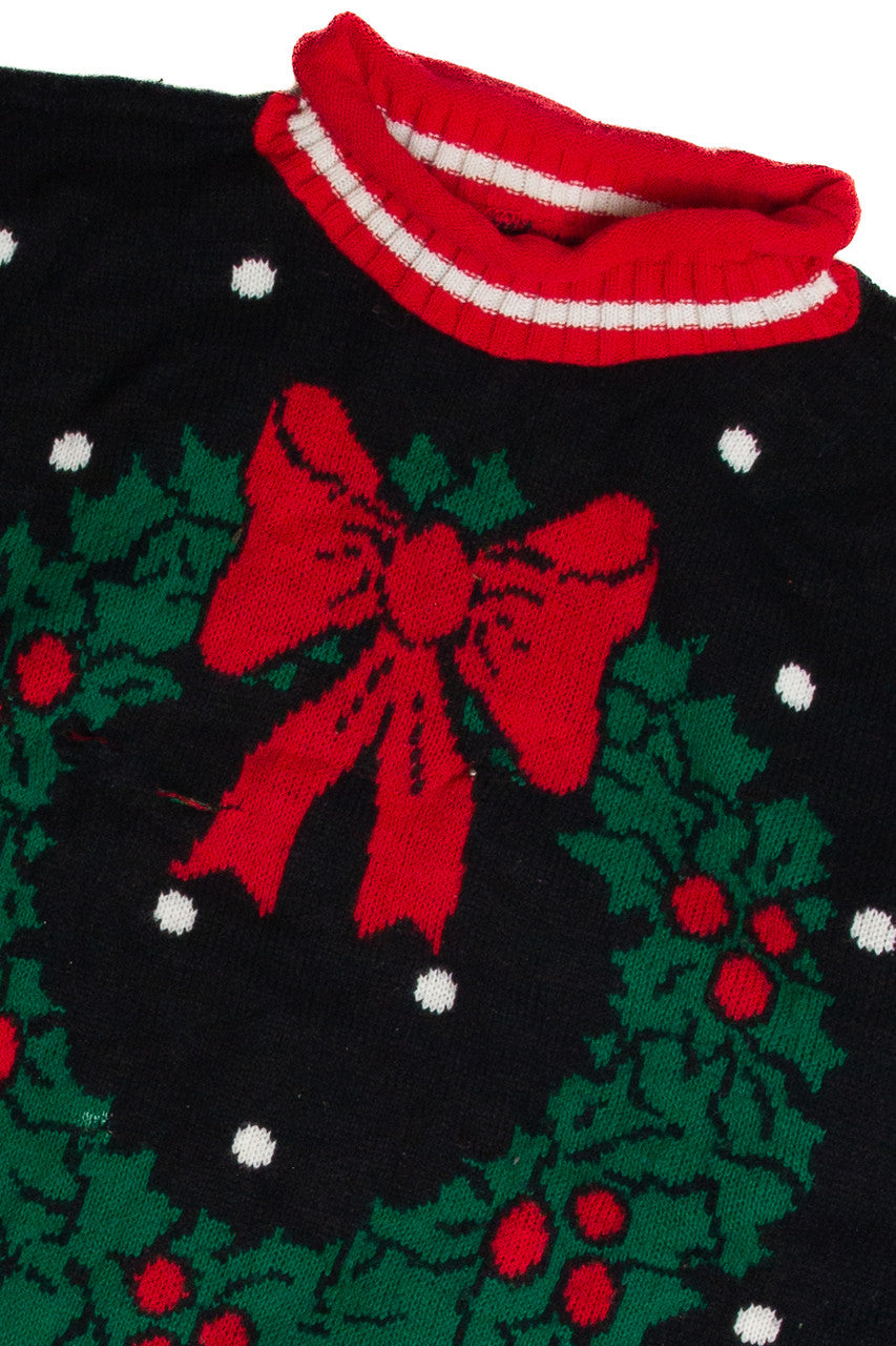 Vintage Black Ugly Christmas Sweater 59673