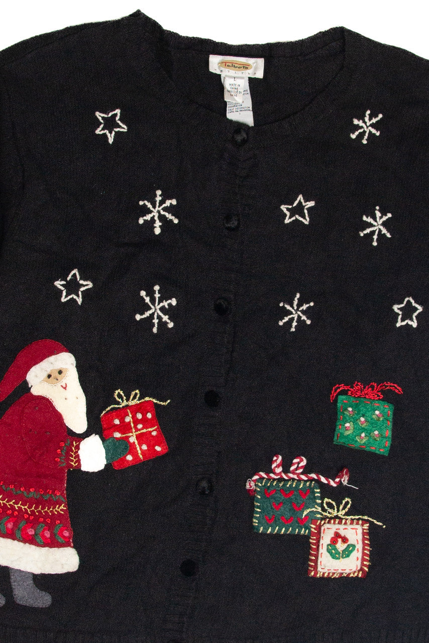 Vintage Black Ugly Christmas Cardigan 63433
