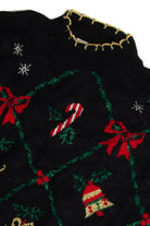 Vintage Black Ugly Christmas Sweater 59670