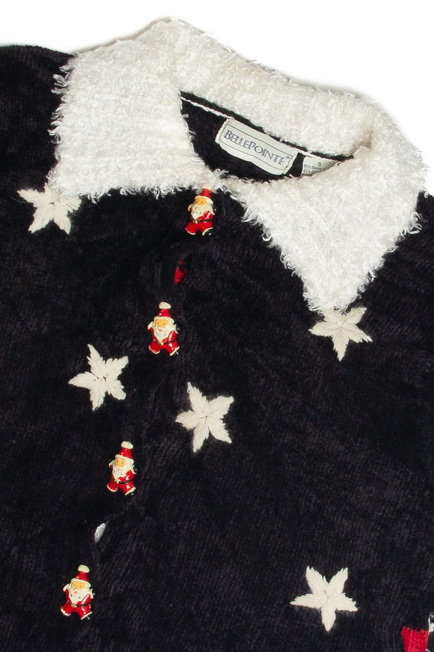 Vintage Black Ugly Christmas Cardigan 62306