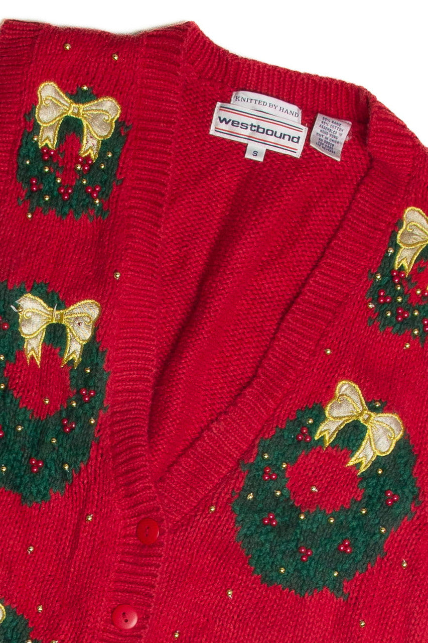 Vintage Red Ugly Christmas Vest 60913