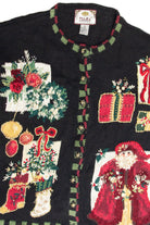 Vintage Black Ugly Christmas Cardigan 63262