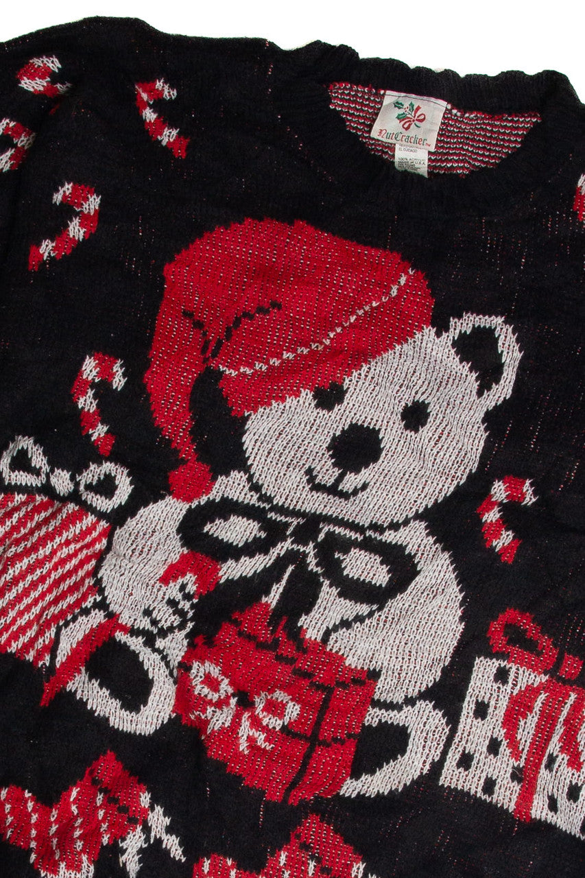 Vintage Black Ugly Christmas Sweater 62839