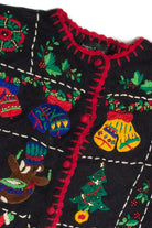 Vintage Black Ugly Christmas Cardigan 59974