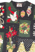 Vintage Black Ugly Christmas Cardigan 63180
