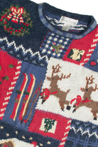 Vintage Blue Ugly Christmas Sweater 62375