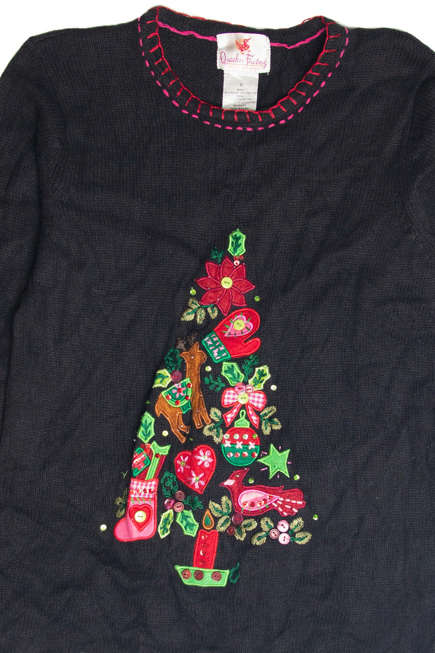 Vintage Black Ugly Christmas Pullover 63109