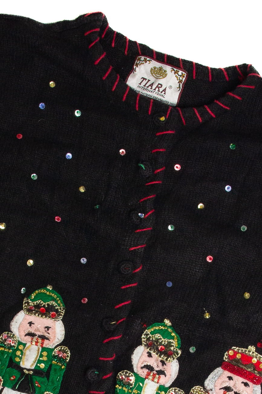 Vintage Black Ugly Christmas Cardigan 62872