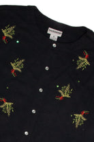 Vintage Black Ugly Christmas Cardigan 62659