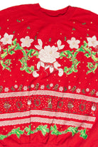 Vintage Red Holiday Sweatshirt 63059