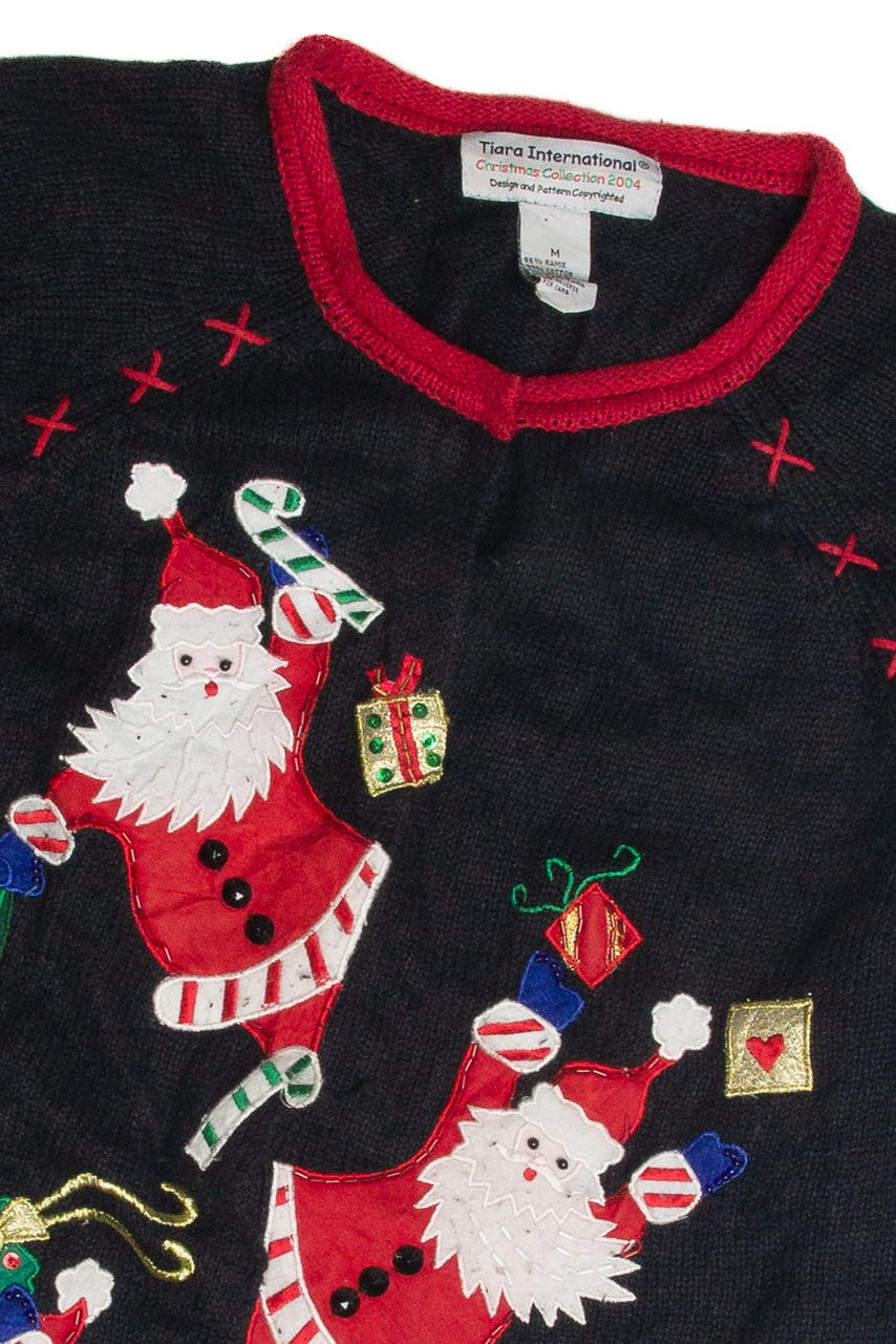 Vintage Black Ugly Christmas Cardigan 59827