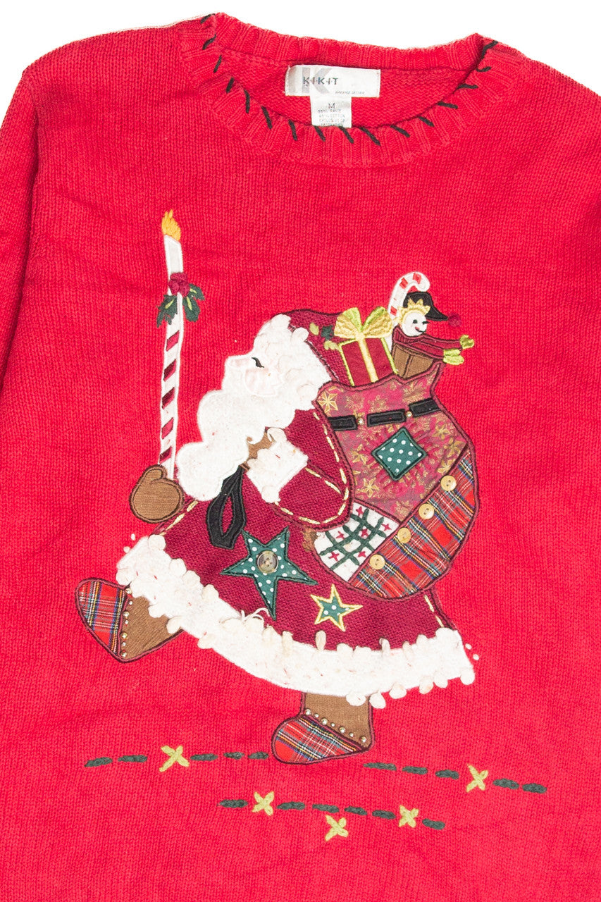 Vintage Red Ugly Christmas Pullover 63393