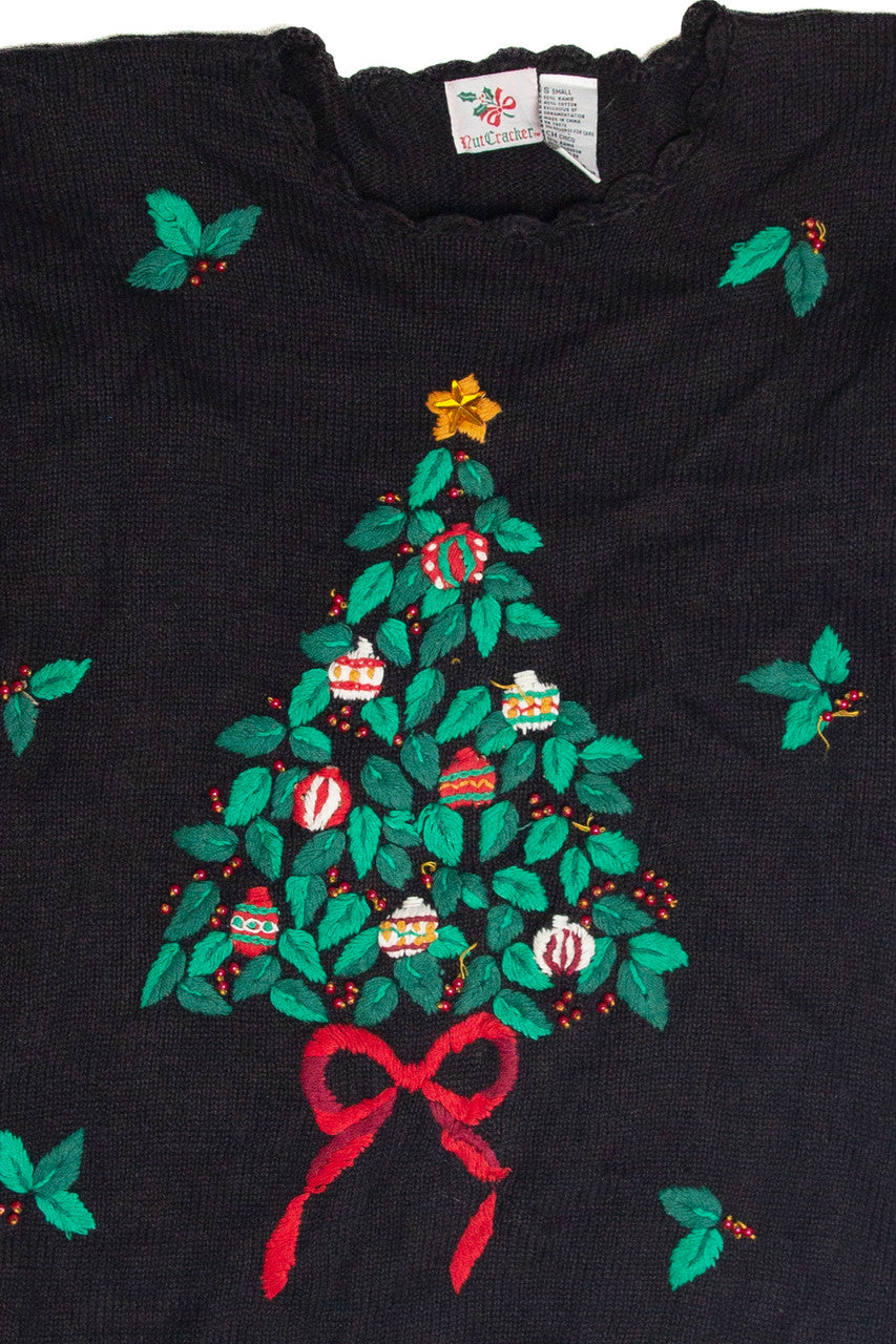 Vintage Black Ugly Christmas Pullover 63415