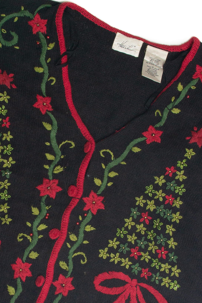 Vintage Black Ugly Christmas Cardigan 59988