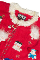Vintage Red Ugly Christmas Cardigan 59825