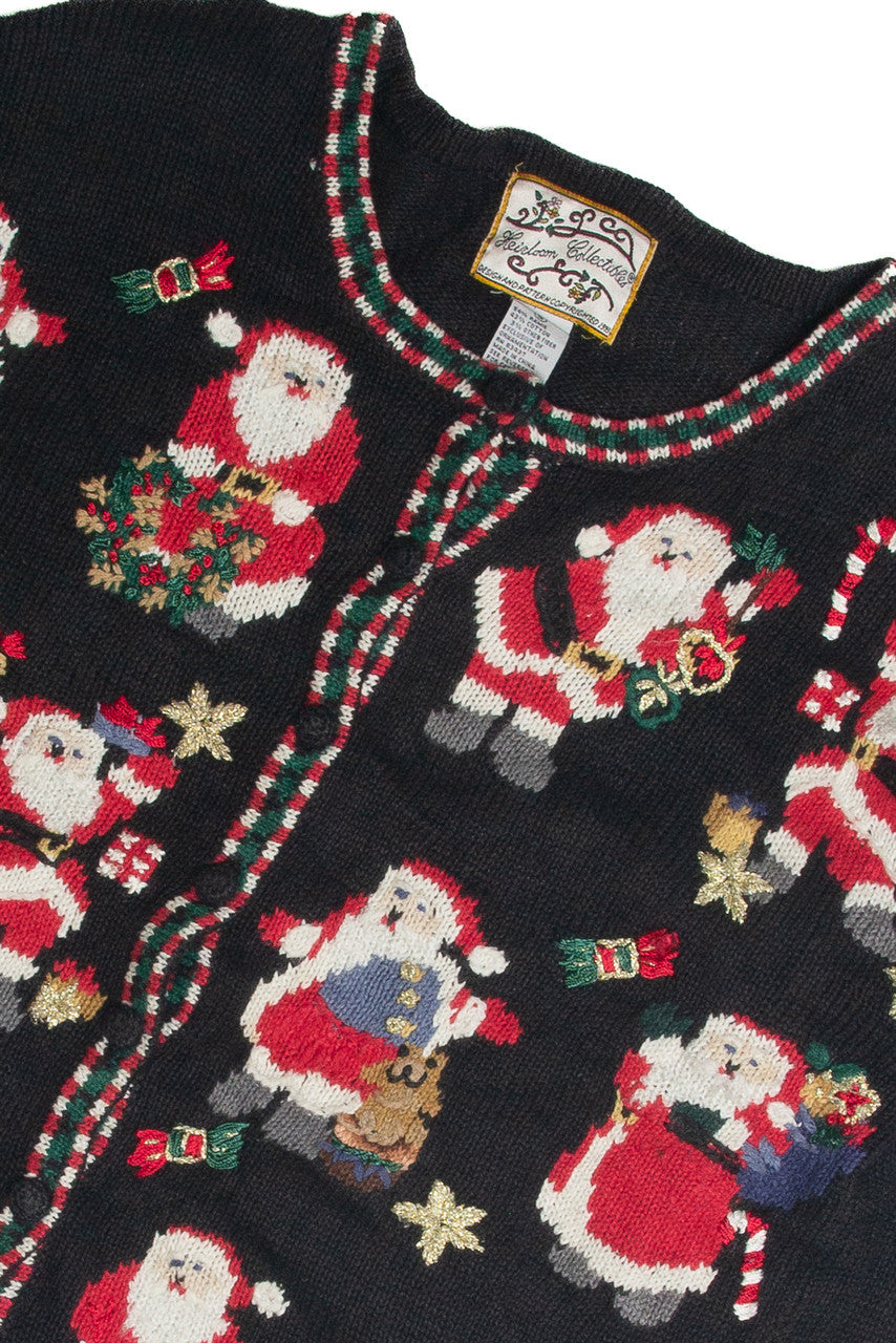 Vintage Black Ugly Christmas Cardigan 60933