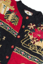 Vintage Black Ugly Christmas Cardigan 62432