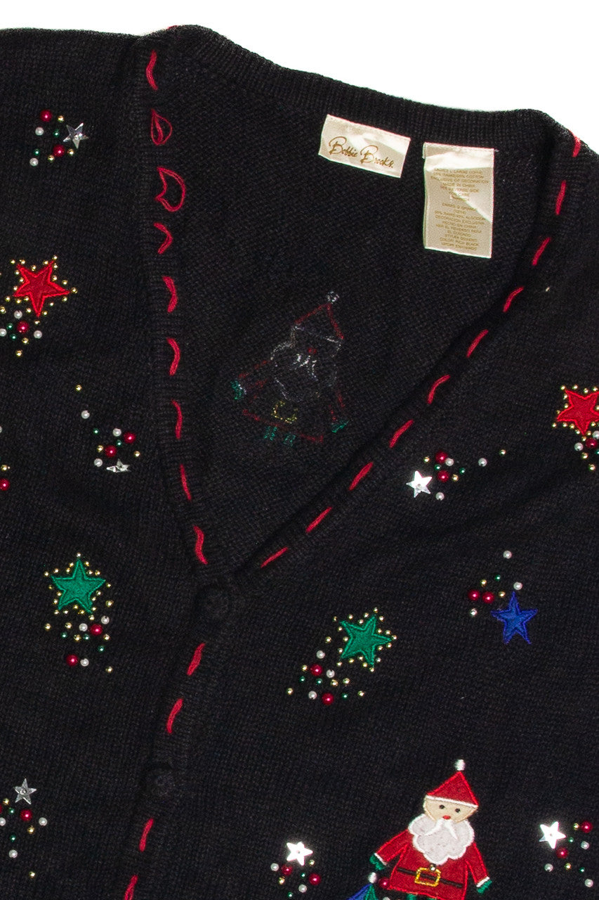 Vintage Black Ugly Christmas Vest 62305