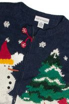 Vintage Blue Ugly Christmas Cardigan 59814