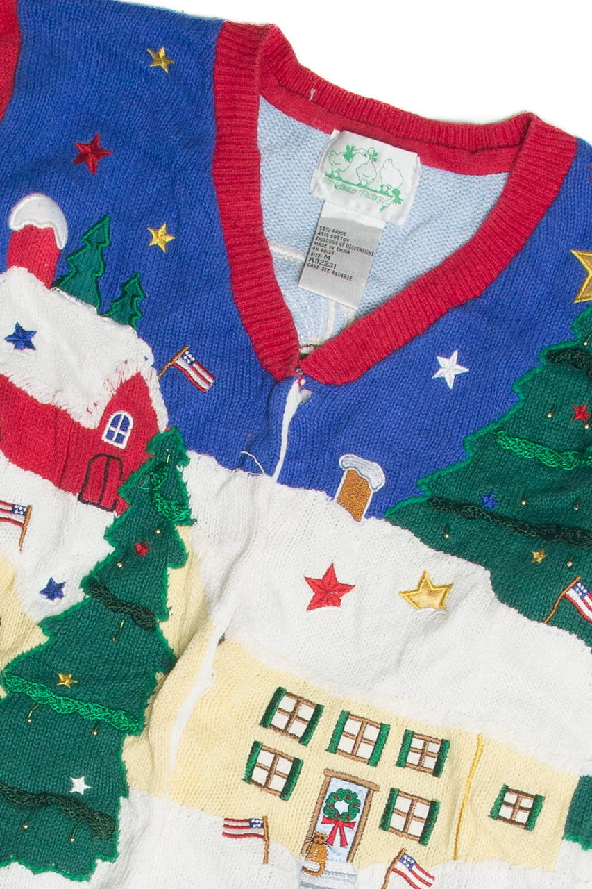 Vintage USA Ugly Christmas Cardigan 59924