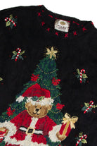 Vintage Black Ugly Christmas Sweater 62470