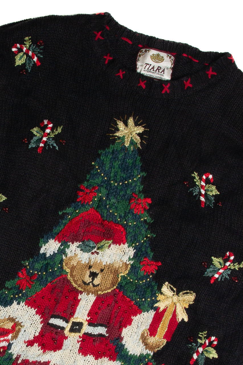 Vintage Black Ugly Christmas Sweater 62470