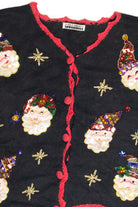 Vintage Black Ugly Christmas Cardigan 63249