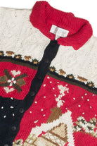Vintage Red Ugly Christmas Cardigan 60906