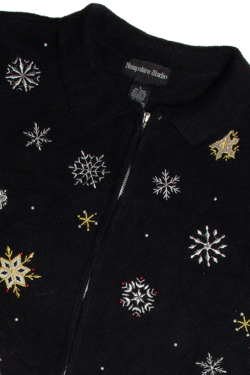 Vintage Black Ugly Christmas Cardigan 59665