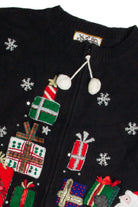 Vintage Black Ugly Christmas Cardigan 62604