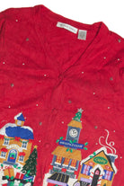 Vintage Red Ugly Christmas Cardigan 59933