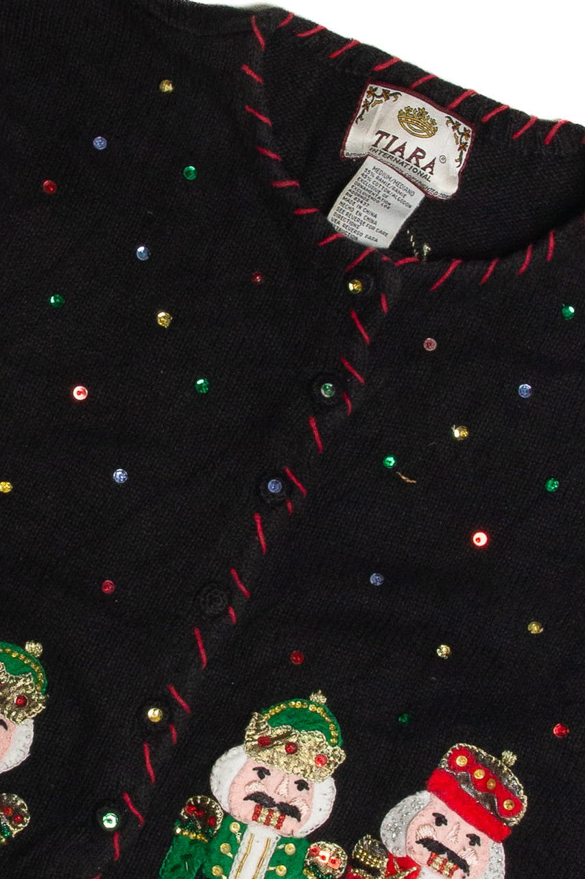 Vintage Black Ugly Christmas Cardigan 59636