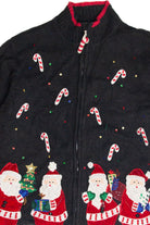 Vintage Black Ugly Christmas Cardigan 63334
