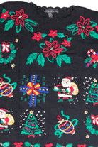 Vintage Black Ugly Christmas Pullover 63193
