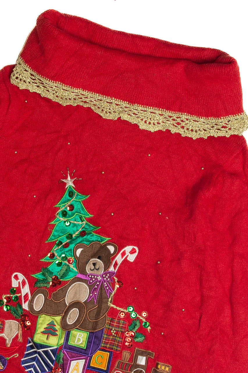 Vintage Red Ugly Christmas Sweater 62415