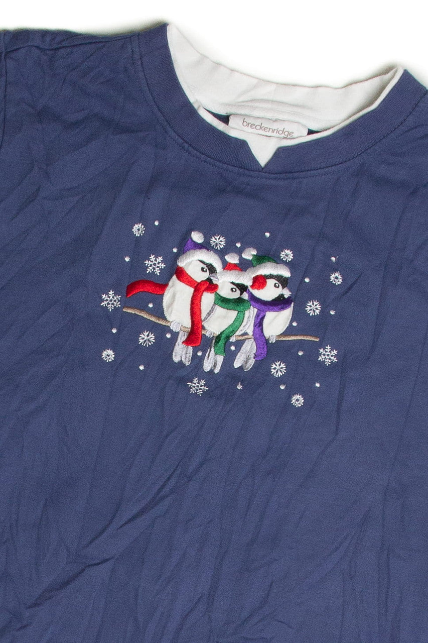 Vintage Blue Ugly Christmas Sweatshirt 62678