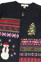 Vintage Black Ugly Christmas Cardigan 63168
