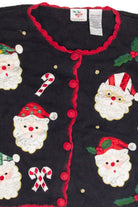 Vintage Black Ugly Christmas Cardigan 63430