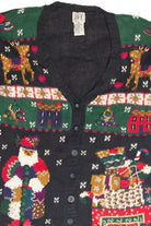 Vintage Black Ugly Christmas Cardigan 63367