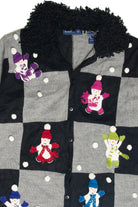 Vintage Black Ugly Christmas Cardigan 63090