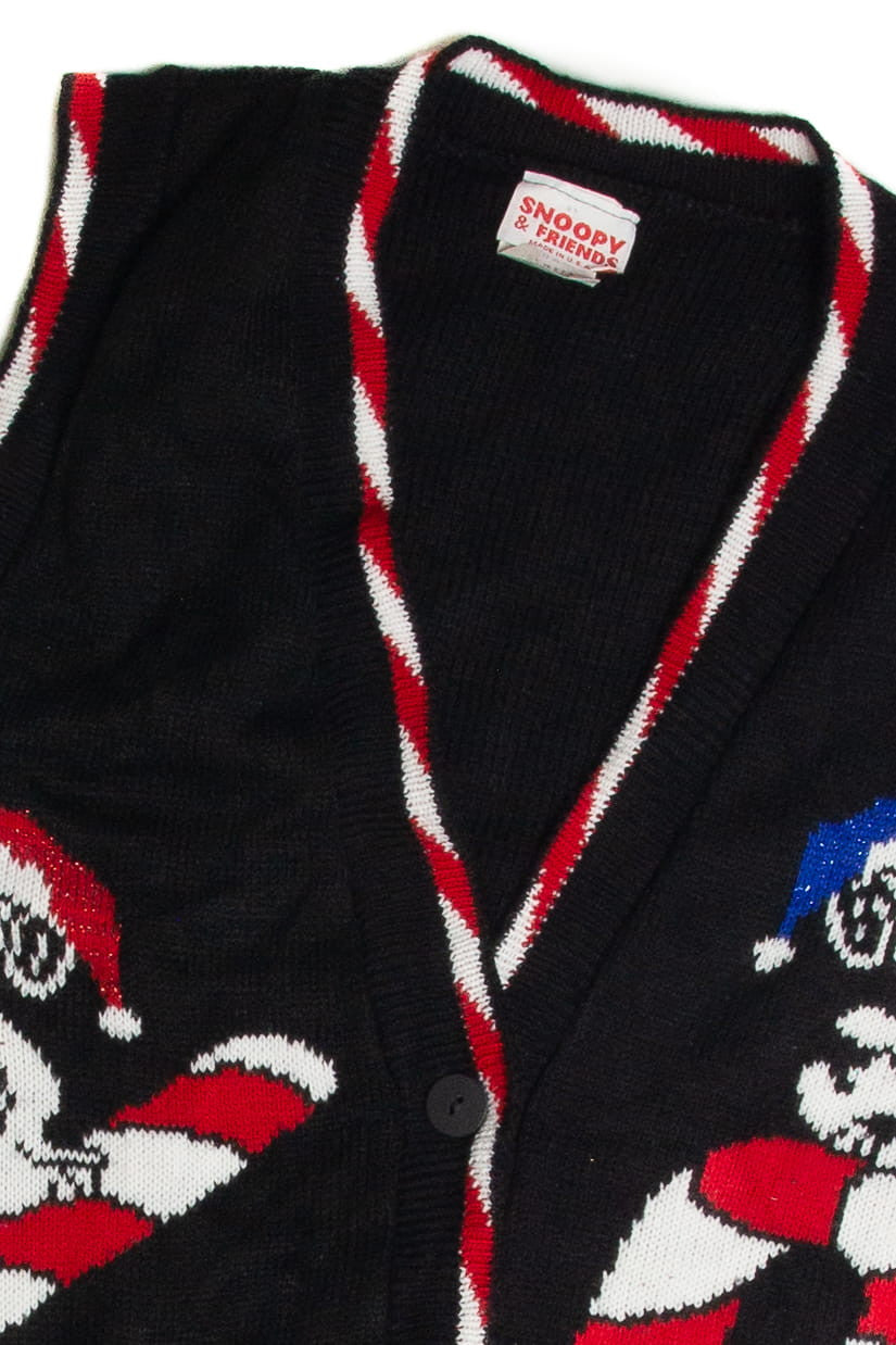 Vintage Black Ugly Christmas Vest 62294