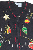 Vintage Black Ugly Christmas Cardigan 63402