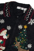 Vintage Black Ugly Christmas Cardigan 62889
