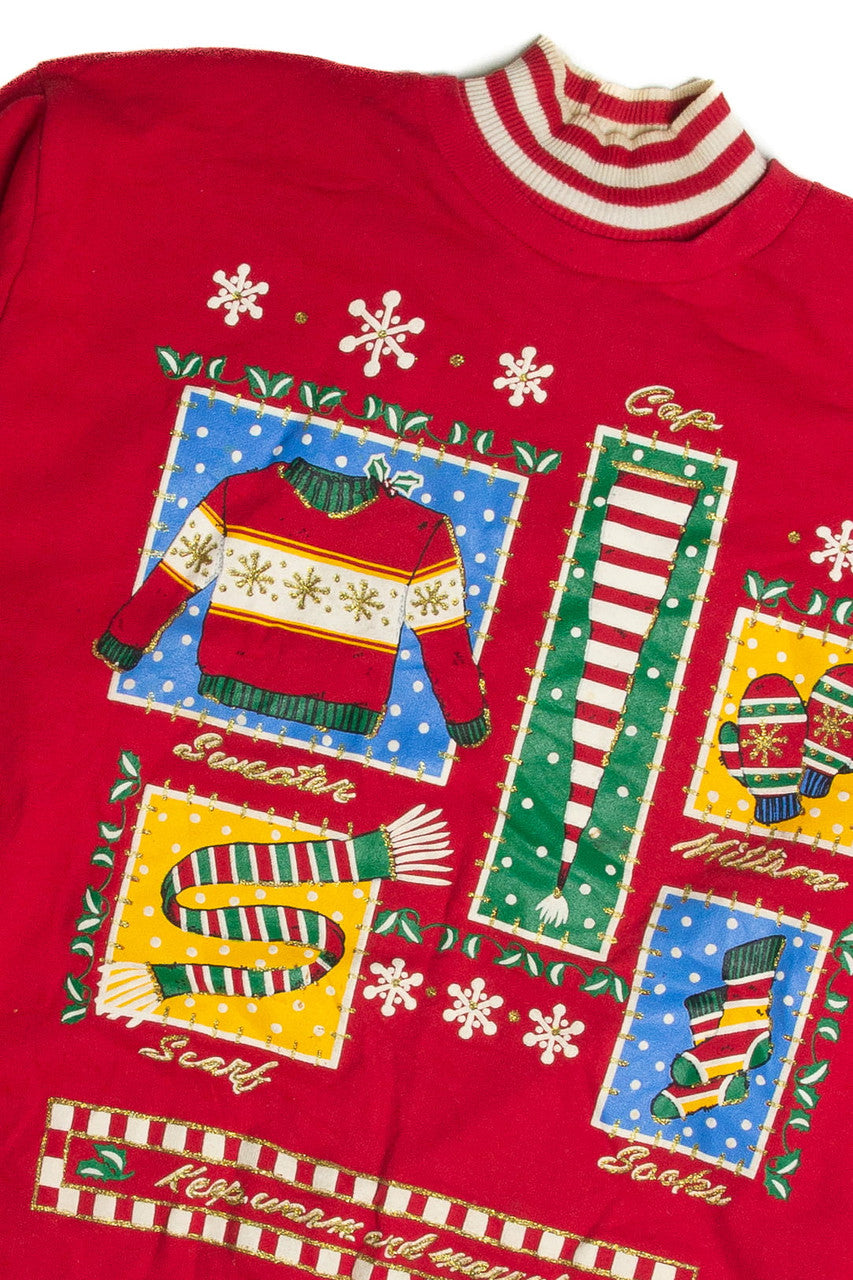 Vintage Red Christmas Sweatshirt 62549
