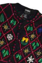 Vintage Black Ugly Christmas Cardigan 59812