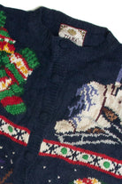 Vintage Blue Ugly Christmas Cardigan 59887