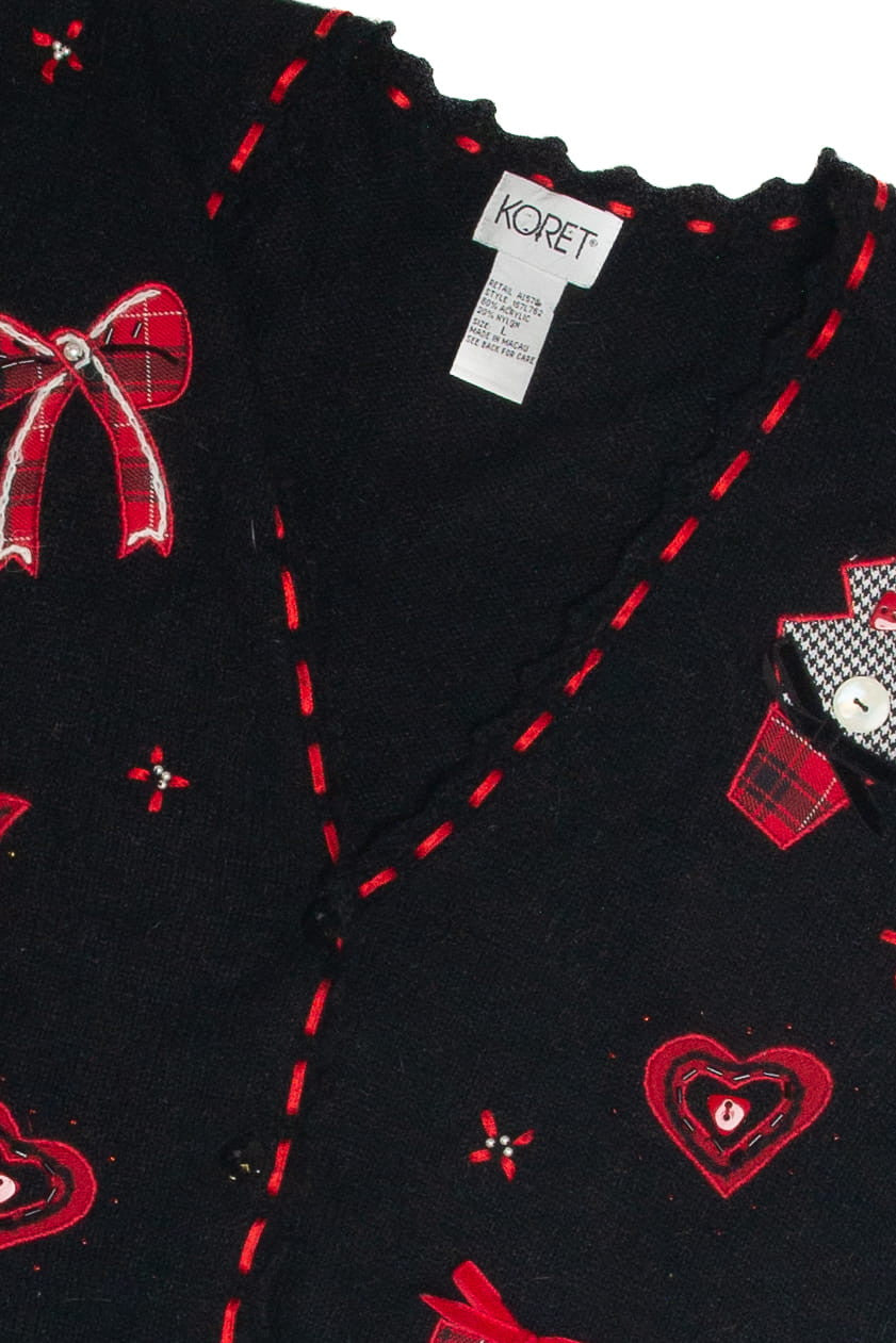 Vintage Black Ugly Christmas Vest 60975