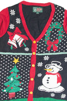 Vintage Black Ugly Christmas Cardigan 63319