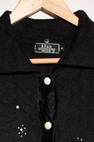 Vintage Snowmen Beads Ugly Christmas Vest (1990s)